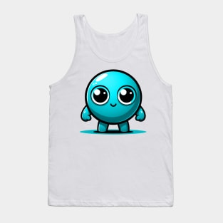 CUTE CYAN PEA (ERVILHA CIANO FOFA) Tank Top